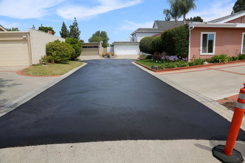 Finished Asphalt Driveway Close-up